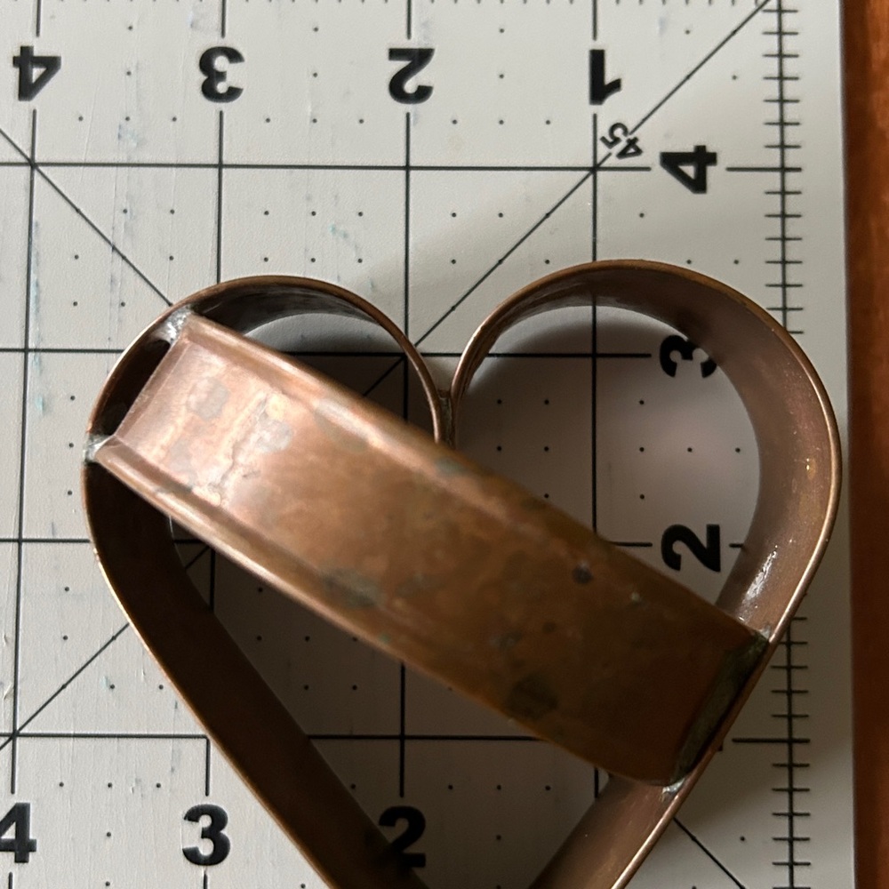 Rustic Heart-Shaped Metal Cookie Cutter - Picture 7 of 8